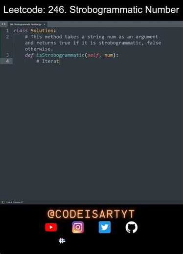 Leetcode 246. Strobogrammatic Number in Python | Python Leetcode | Python Coding Tutorial | ASMR
