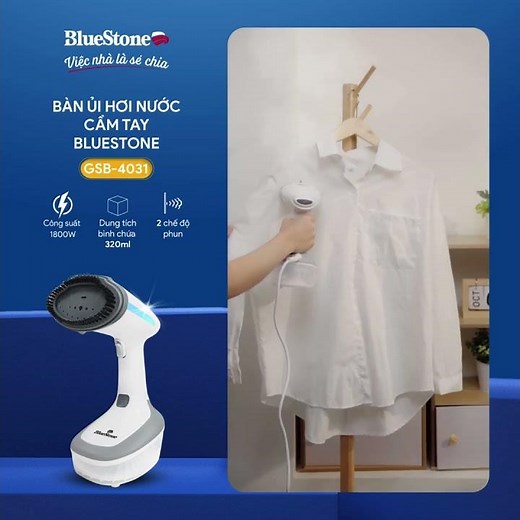 Cách sử dụng Bàn ủi hơi nước cầm tay BlueStone GSB-4031 #bluestone