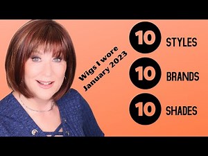 WIGS I WORE January 2023 | 10 Styles | 10 Brands | 10 Shades | Try On And Discuss Them All!