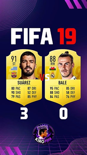 SUÁREZ vs BALE FIFA EVOLUTION 😳🔥 FIFA 17 to FC 24