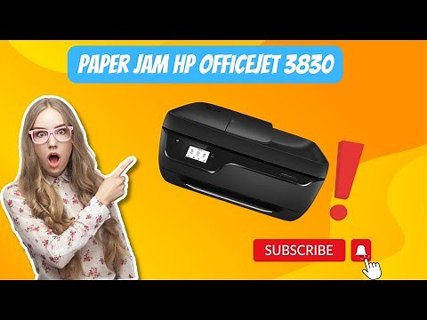 Paper Jam HP Officejet 3830 | Hp Officejet Paper Jam Issue | DSK