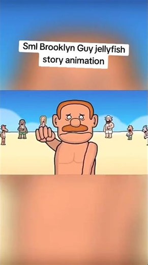 SML Brooklyn t guy Jellyfish animation #fyp #fy #sml #animation #jeffy #brooklytguy #storytime