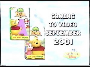Disney's Book Of Pooh "Fun with The Book of Pooh" VHS Trailer/Ad - July 17, 2001