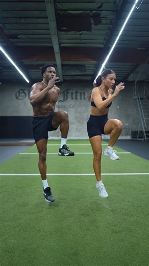 Sean Harris | Athletic HIIT Workout ⚡️ Save this one for your next workout finisher! 1️⃣ pop squats + a-skips 2️⃣ burpee + shoulder taps 3️⃣ lateral... | Instagram