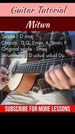 Mitwa - KANK Guitar Tutorial #guitarforbeginners #bollywoodguitarcover #guitartutorial