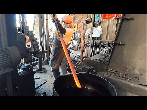 World's Sharpest Knife! / Detailed video of Taiwanese Super long bluefin tuna knife making)