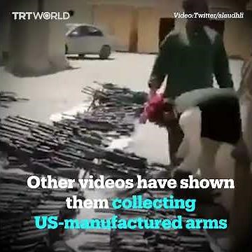 Taliban displays 'spoils of war'