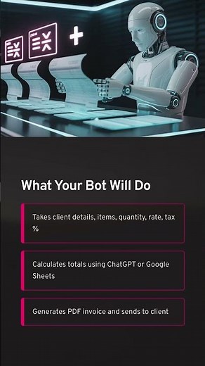 AI Invoice Generator Bot Using ChatGPT + Google Sheets | Auto PDF + Email | DURGASOFT