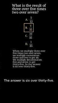 Why Fractions Multiply By Numerator Times Denominator