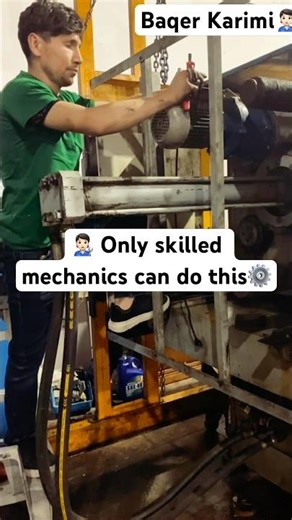 This Industrial Machine Repair Takes Serious Skill😳⚙️#machine#mechanic #shorts#like#oddlysatisfying