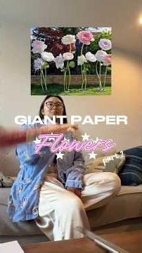Giant Paper Flower DIY