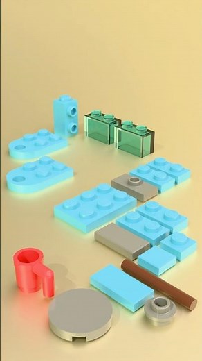 LEGO Mini Coffee Machine – Built from 19 Pieces!