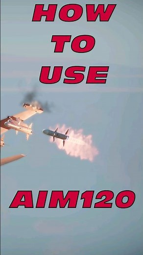 How to use AIM-120 AMRAAM #warthunder #gaming #military #seekanddestroy #aim120