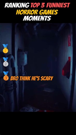 Ranking Top 3 Horror Games Moments 🔥🔥 #ranking #ranked #gaming #funnymoments #horrorgaming