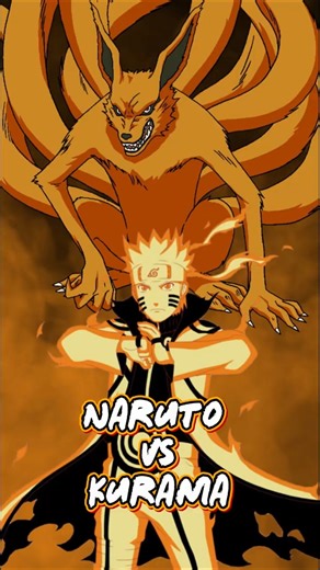 Naruto VS Kurama!! Epic Fight