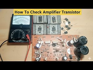 How To Check Amplifier All D1047 D2498 D313 A614 A1015 Short Transistor