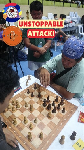 This is how you launch a full-force attack in chess! NM Fritz Bryan Porras showcases a ruthless, no-mercy offensive masterpiece in this high-stakes showdown — Iloilo vs. Davao, with ₱100,000 on the line. From initiative to pressure to a crushing finish, this game is a textbook display of how to break through with style and accuracy. Watch closely… this is attacking chess at its finest! 🎥 Featured match from Chess – The Red Cross Way, Koronadal City, October 2025.* 💭 Could you survive this kind