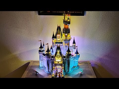 LEGO Disney Castle 71040 Complete Review and Time Lapse Build!!