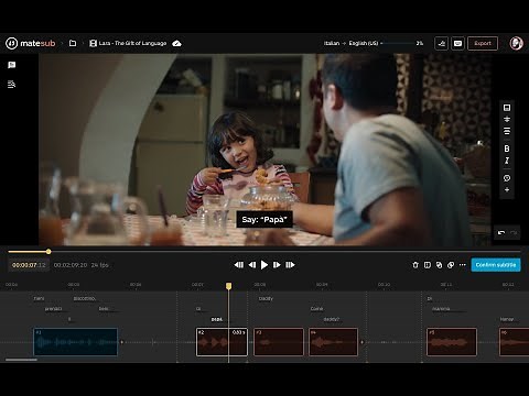 Matesub - Create better subtitles, faster