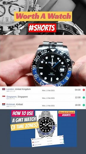 How to use a GMT watch bezel #Shorts