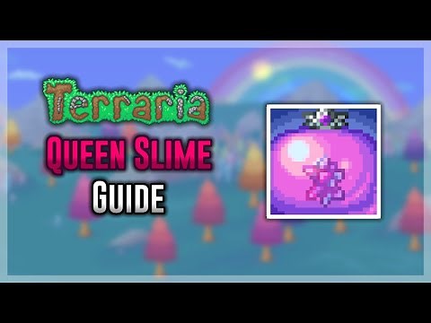 Terraria 1.4.1 Queen Slime Guide (How to summon, boss fight, drops)