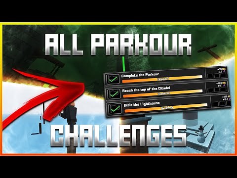 How to COMPLETE ALL KRUNKER PARKOUR CHALLENGES