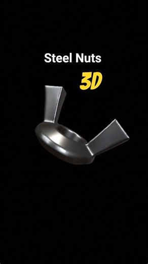 Steel Nuts | 3d art | Nomad Sculpt |