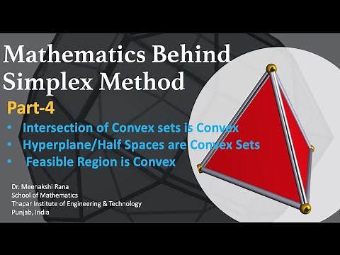 Mathematics Behind Simplex Method |Part 4| Some Basic results on Convex sets