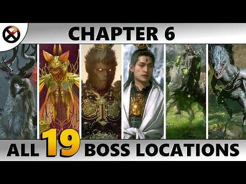 BLACK MYTH WUKONG All Boss Locations (CHAPTER 6) All Hidden, Optional, Secret Bosses