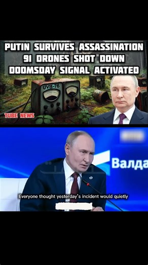 Assassination Attempt on Putin Involving 91 Drones