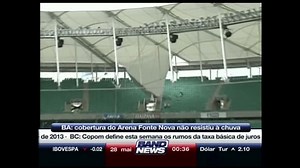 Part of World Cup stadium roof collapses