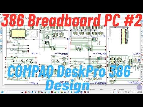 386 Breadboard PC #2 COMPAQ DeskPro 386 Design
