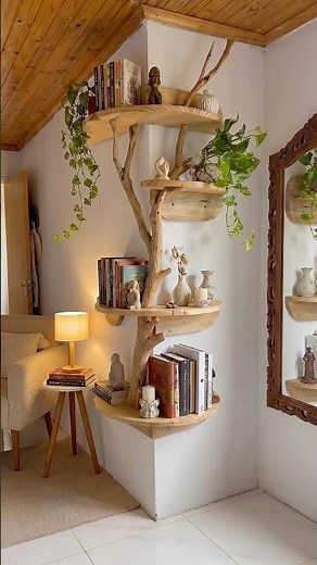How to make a rustic and decorative shelf for the living room