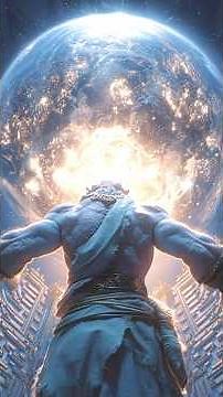 The Titan Who Holds The Sky : Atlas 🌍 #greekmythology #atlas