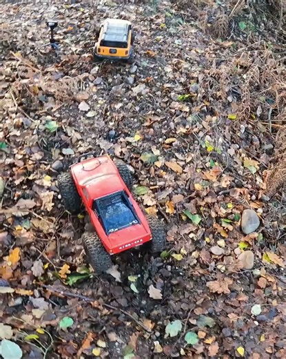 Hill climbing and conquering the heights at the RC trails #rchobby #rcoffoad #rctrailing