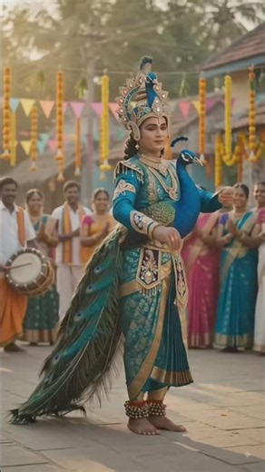The Enchanting Art of Mayilattam | Peacock Dance of Tamil Nadu Episode-111 #shorts #viral