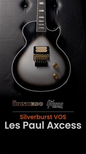 A Must-See Single Pickup Les Paul Custom Axcess in Silverburst! #gibsoncustomshop #lespaul