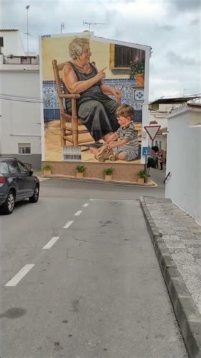 Coín, mural homenaje a las abuelas de Coín