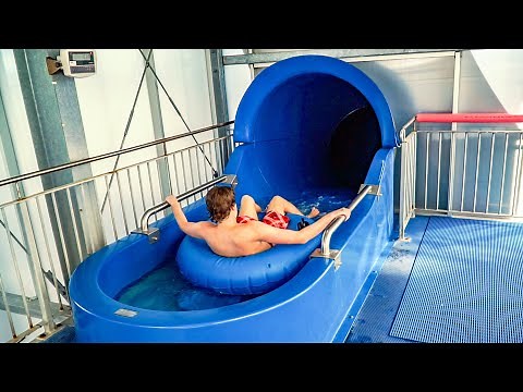Fast Tube Water Slide in Australia | Casey RACE
