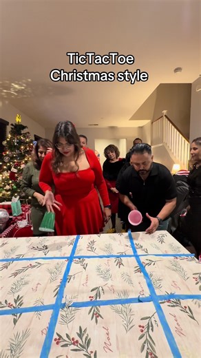 Fun Christmas Tic Tac Toe Game for Family Gatherings