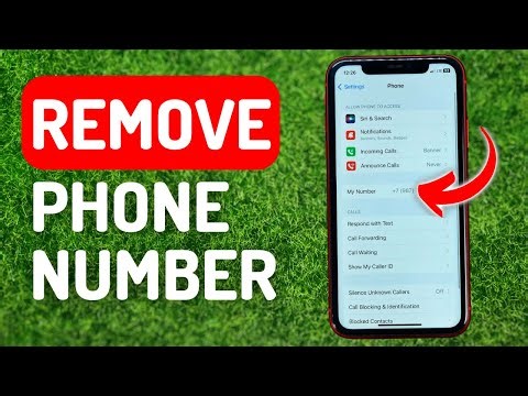 How to Remove Phone Number From iPhone