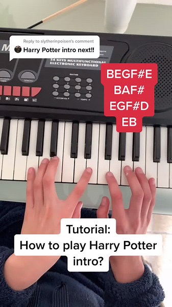 How to Play Harry Potter Intro on Piano - Beginners Tutorial