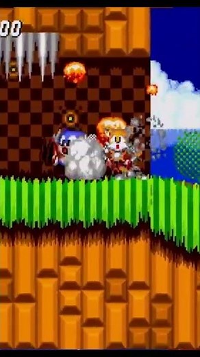 Sonic 2 com Tails Explodindo - Sonic 2 Tails Explosion