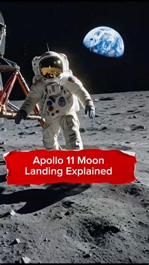 Apollo 11 Moon Landing Explained #Apollo11#MoonLanding#NASA#Space#History#Science#Viral
