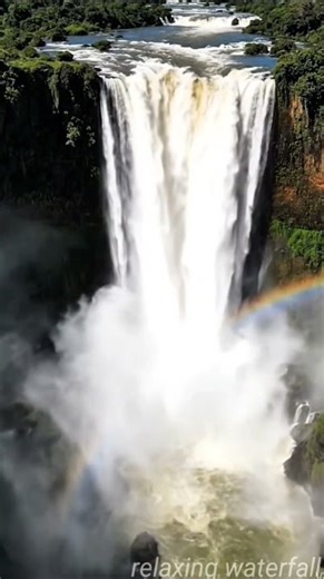 POWERFUL Waterfall ASMR 🌊 Deep Relaxing Nature Sounds#asmr#waterfallasmr#relaxingsounds#shorts