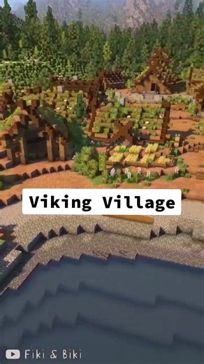 Explore the Majestic Minecraft Viking Village Creations