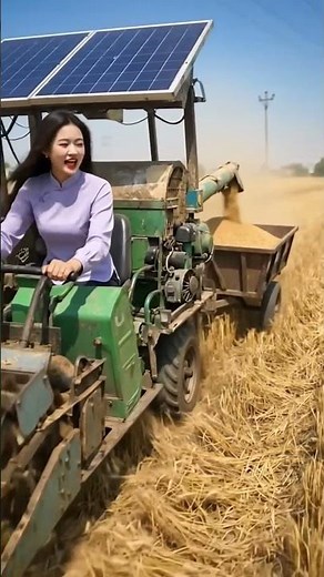 Mini Combine Harvester – Compact & Efficient Harvesting Machine for Small Farms