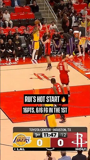Career-high in a quarter: SIXTEEN for Rui Hachimura (6/6 FG) #NBAPlayoffs #Lakers