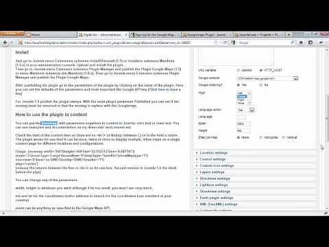 Eine Google-Maps-Karte einbinden - Einstieg in Joomla!