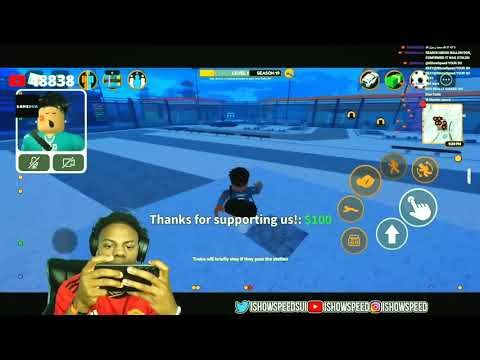 ISHOWSPEED GETS BANNED ON ROBLOX in 999 yers 99 month 99 weeks 99 hours